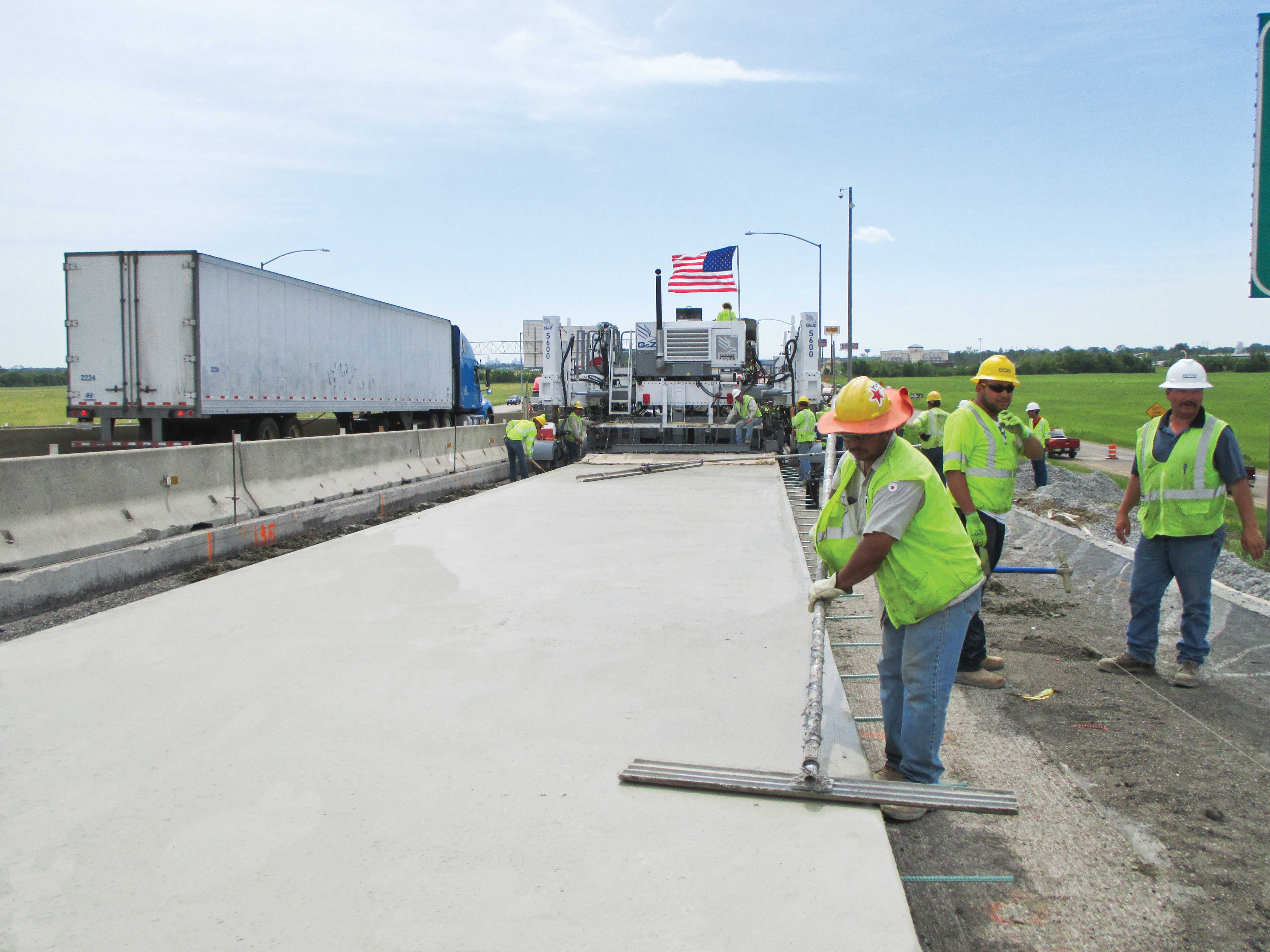 Concrete Roads Repair The paving work