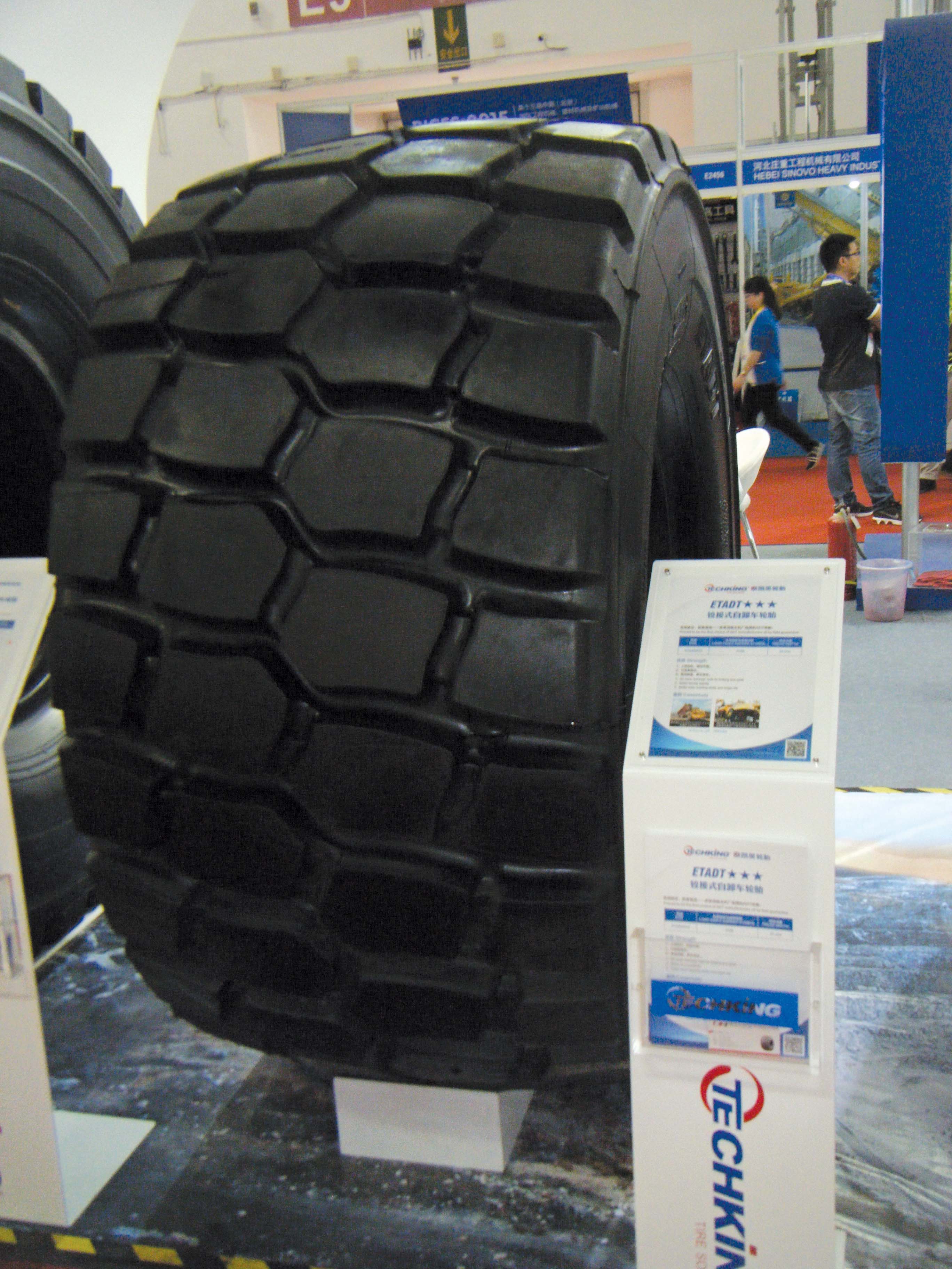 Techking low-profile ADT tyre