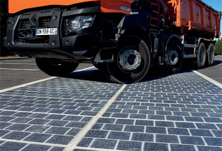 WH eurofile Colas Solar roads truck avatar