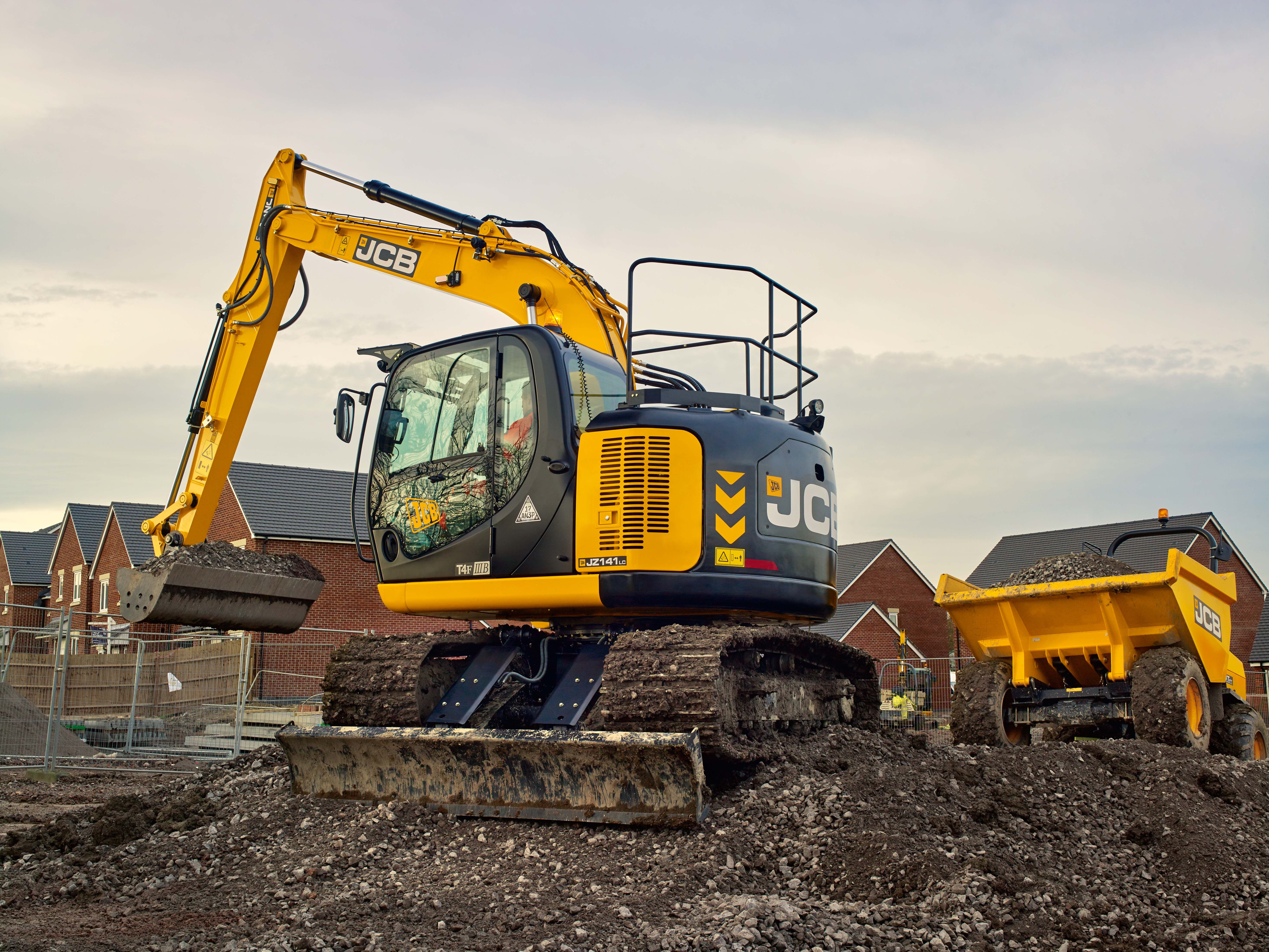JCB reduced tailswing