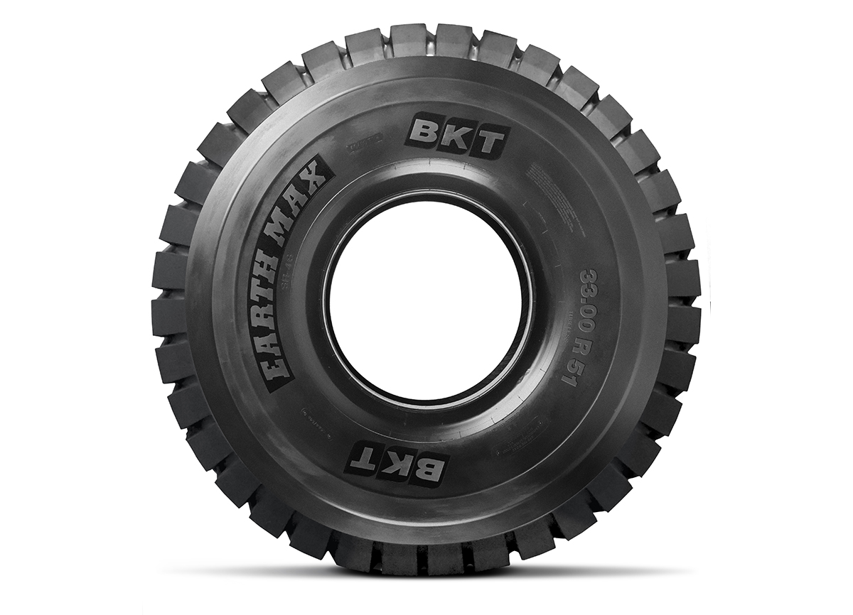 BKT has widened its EARTHMAX off-highway tyre range with the new 33.00 R 51