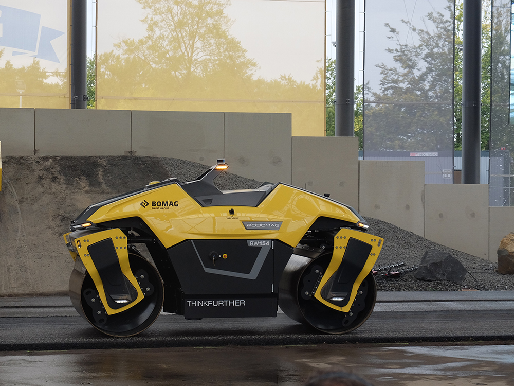 Bomag’s autonomous compactor