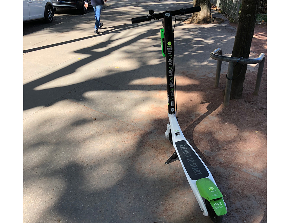Rental scooters in Lyon