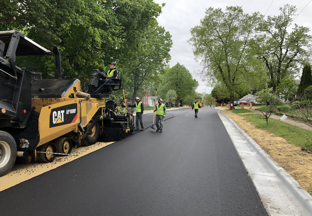 Janesville in Wisconsin has carried out street rehabilitation work using rejuvenated high recycled-content HMA 