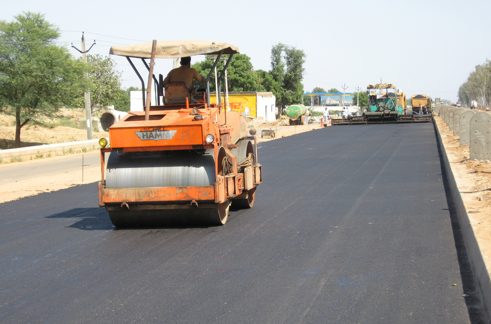 Rising materials prices have caused problems for Indian road construction projects