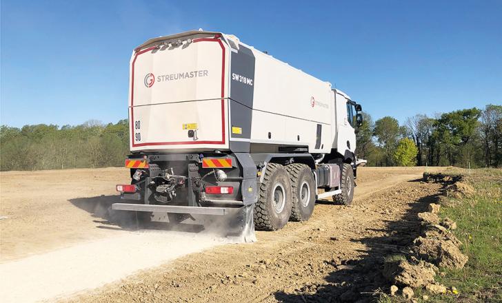Streumaster is offering innovative new binding material spreader units