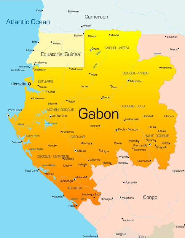 Gabon road and bridge link to PortGentil World Highways