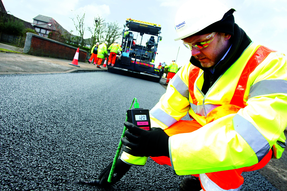Tarmac believes using warm mix asphalt could cut traffic delays from roadworks, as well as offering a more sustainable option for road construction