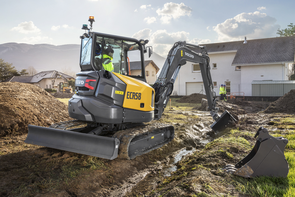Versatility is claimed for the new Volvo CE mini excavator