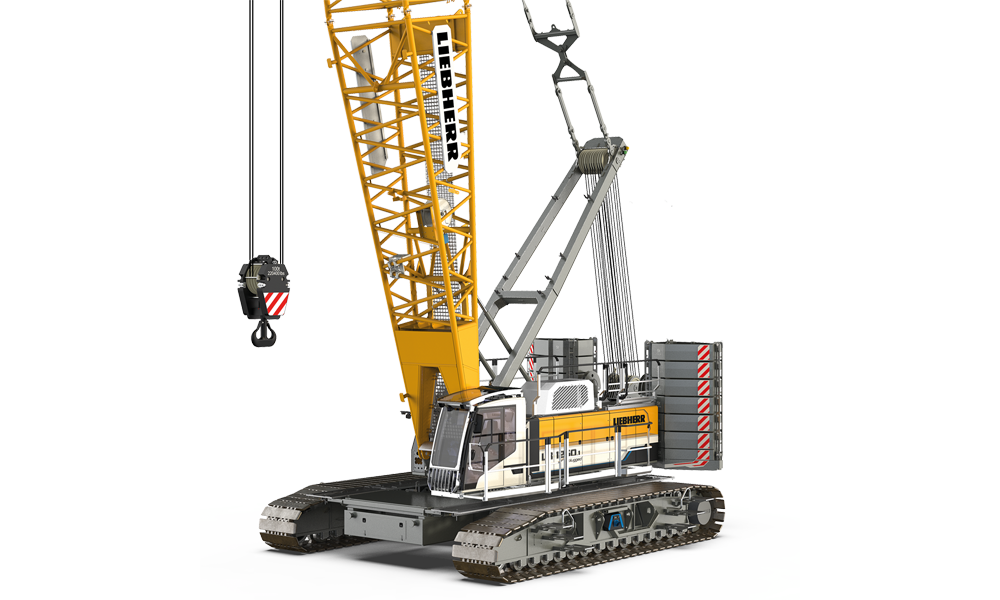 Liebherr is now offering crawler cranes with full electric operation 