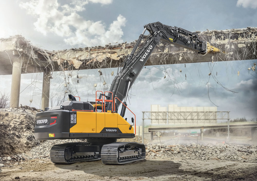 Volvo CE is now offering its EC380E excavator in demolition configuration