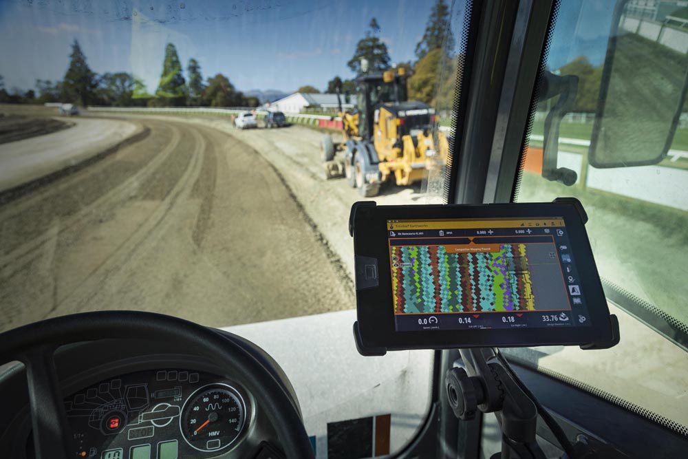 Trimble is now offering a sophisticated Earthworks system for use in soil compaction