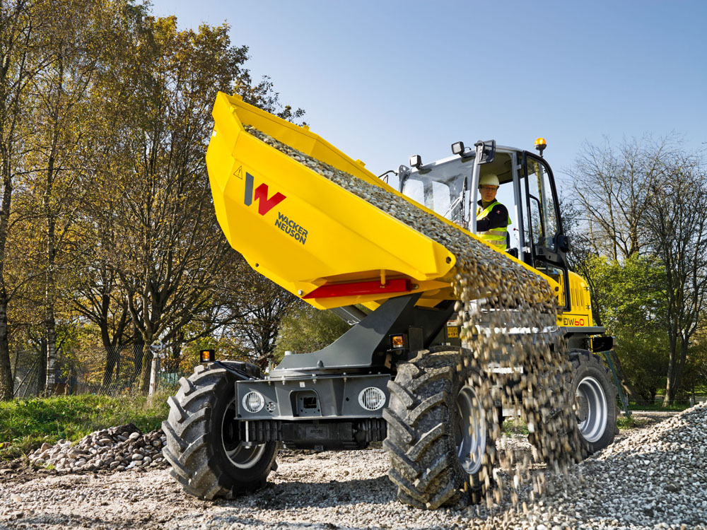 The new DW60 and DW90 site dumpers from Wacker Neuson offer versatility