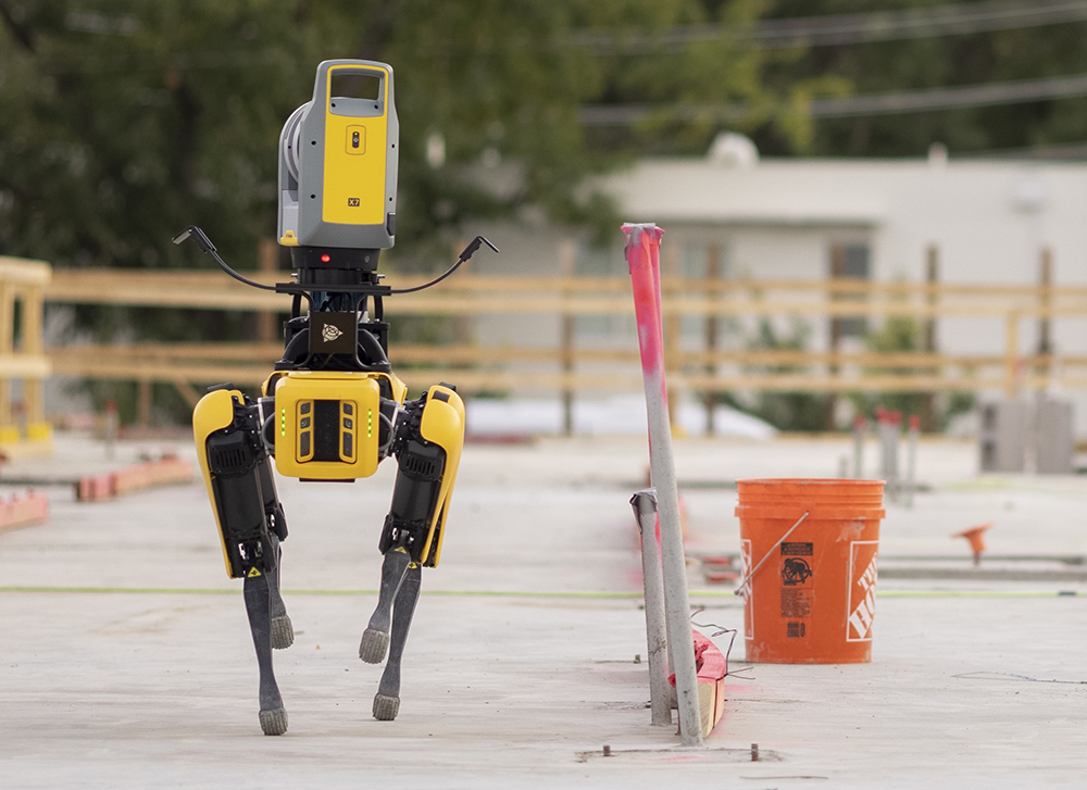 Autonomous surveying and scanning is possible using the new package from Trimble