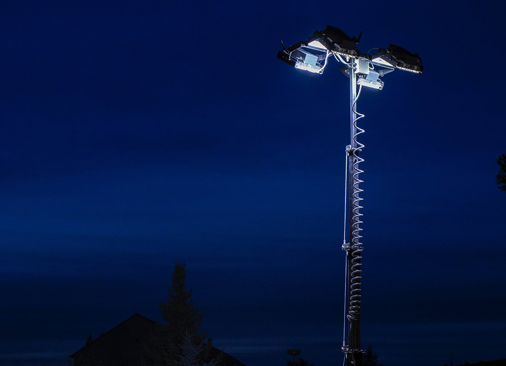 The new LDL lighting towers are said to be versatile and durable