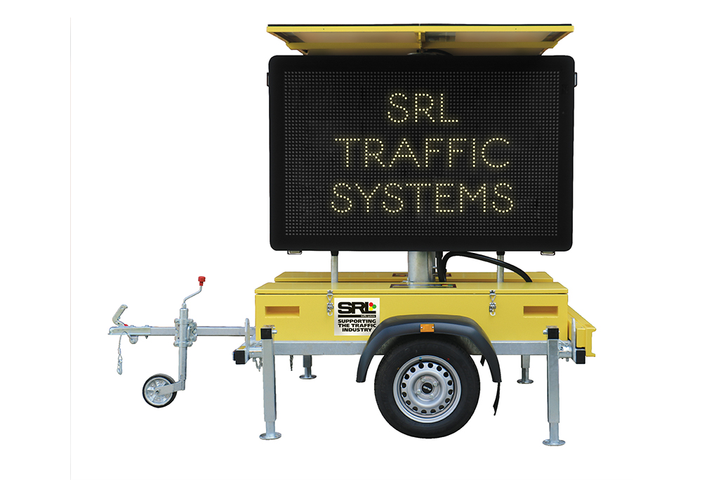 SRL’s solutions include variable message signs, work zone protection barriers, CCTV and portable urban traffic management and control technology
