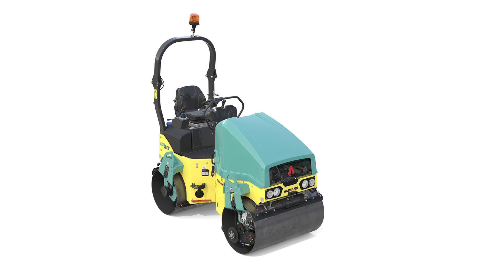 Ammann’s ARX 26 compact twin drum roller is available with a choice of electric power, two diesels and a petrol engine
