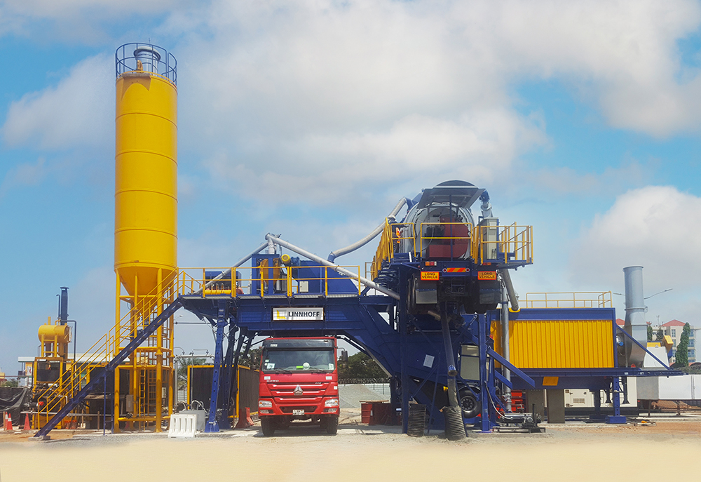 A mobile plant from Lintec & Linnhoff has provided asphalt for the Tema Roundabout upgrade in Ghana