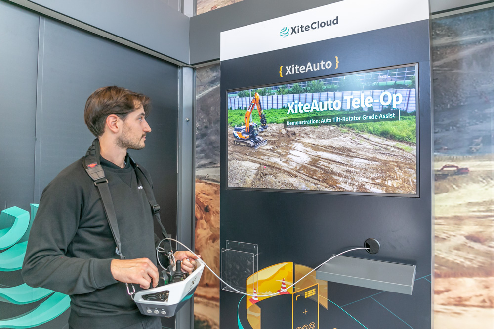 XiteCloud is part of Doosan’s Concept-X control solution for construction, quarrying and mining sites