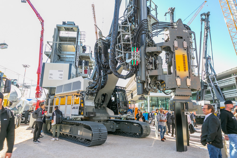 Liebherr is now offering a range of electric piling rigs and cranes 