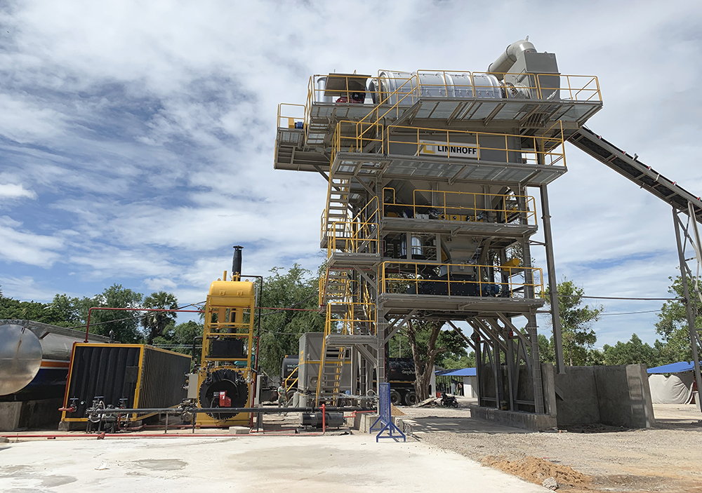 The new DRX series asphalt plants from Lintec & Linnhoff are being made in India and will be supplied to customers in Asia