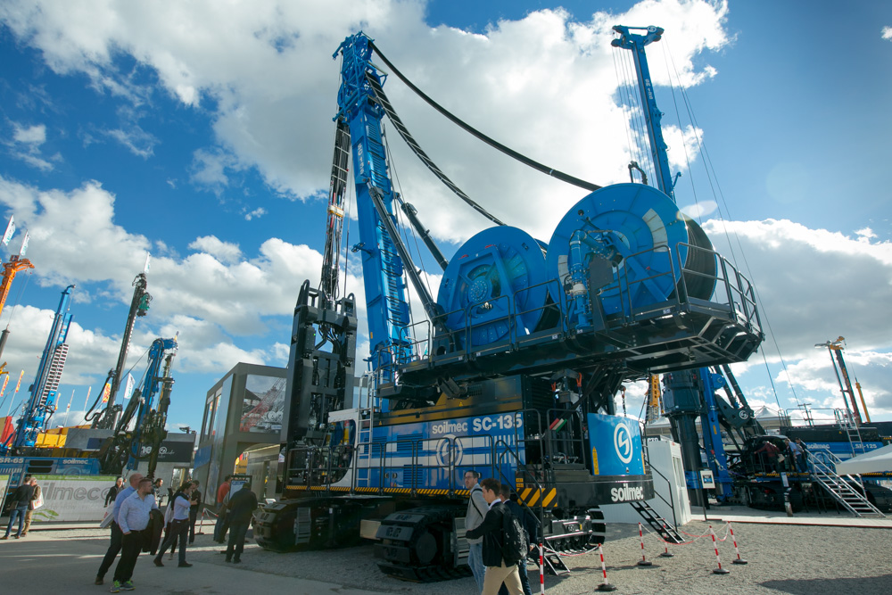 Soilmec’s new SC-135 is top-of-the-range from the piling rigs 