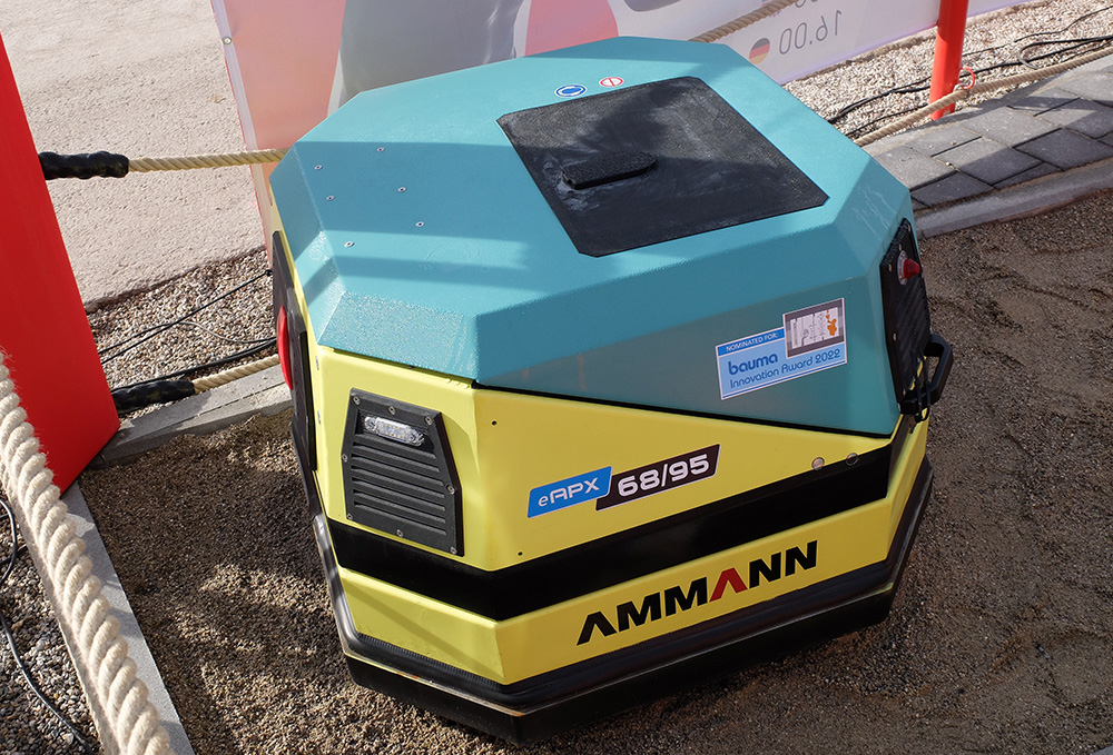 Ammann claims mobility, versatility and sustainability for its novel electric plate compactor