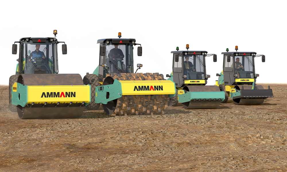 Ammann offers a full range of compaction machines and other equipment