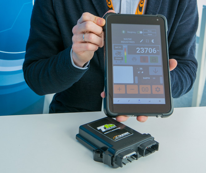 Outset's new T1 weighing device for vehicle payloads
