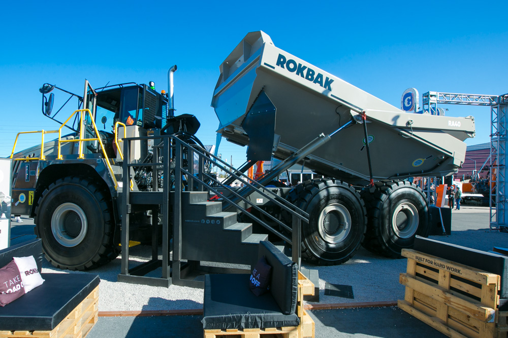 Rokbak’s RA30 and RA40 ADTs are in big demand in the US (Pictured: RA40)