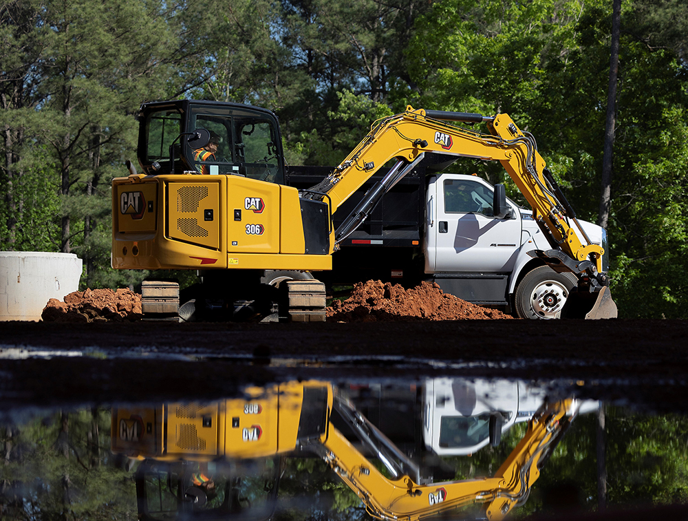 Caterpillar is offering new technology for use with its mini excavators