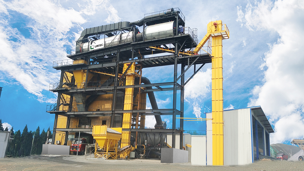 A Lintec plant operating in China has produced over 2 million tonnes of asphalt since it was commissioned, using an average 40% of RAP in the mix