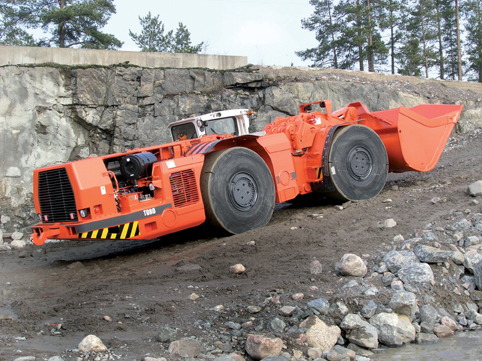 Sandvik Mining and Construction LH 410 underground loader