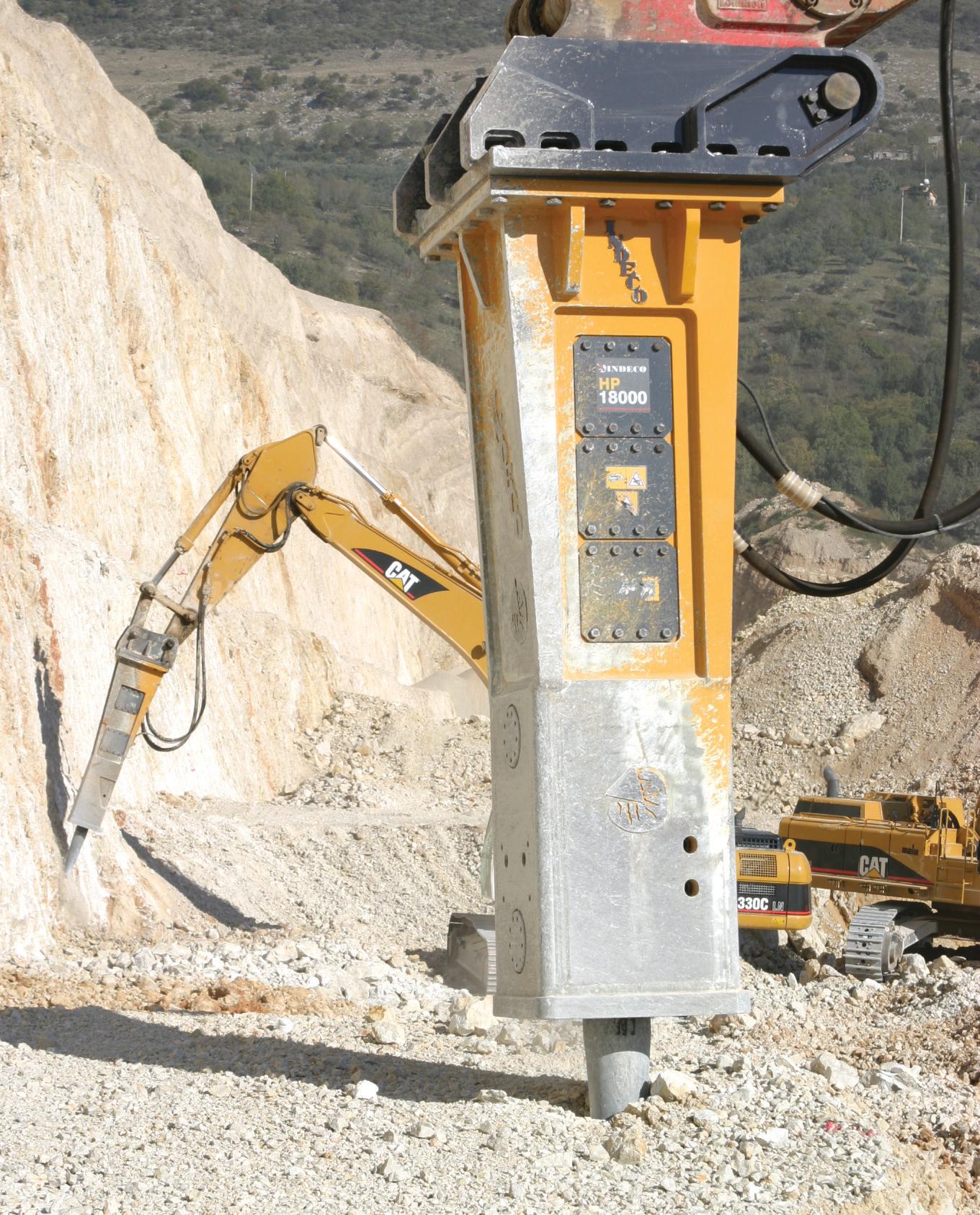 hydraulic hammer from Indeco