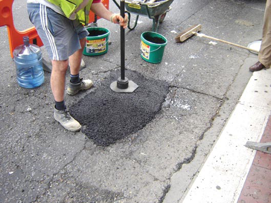 Viafix pothole patching solution 