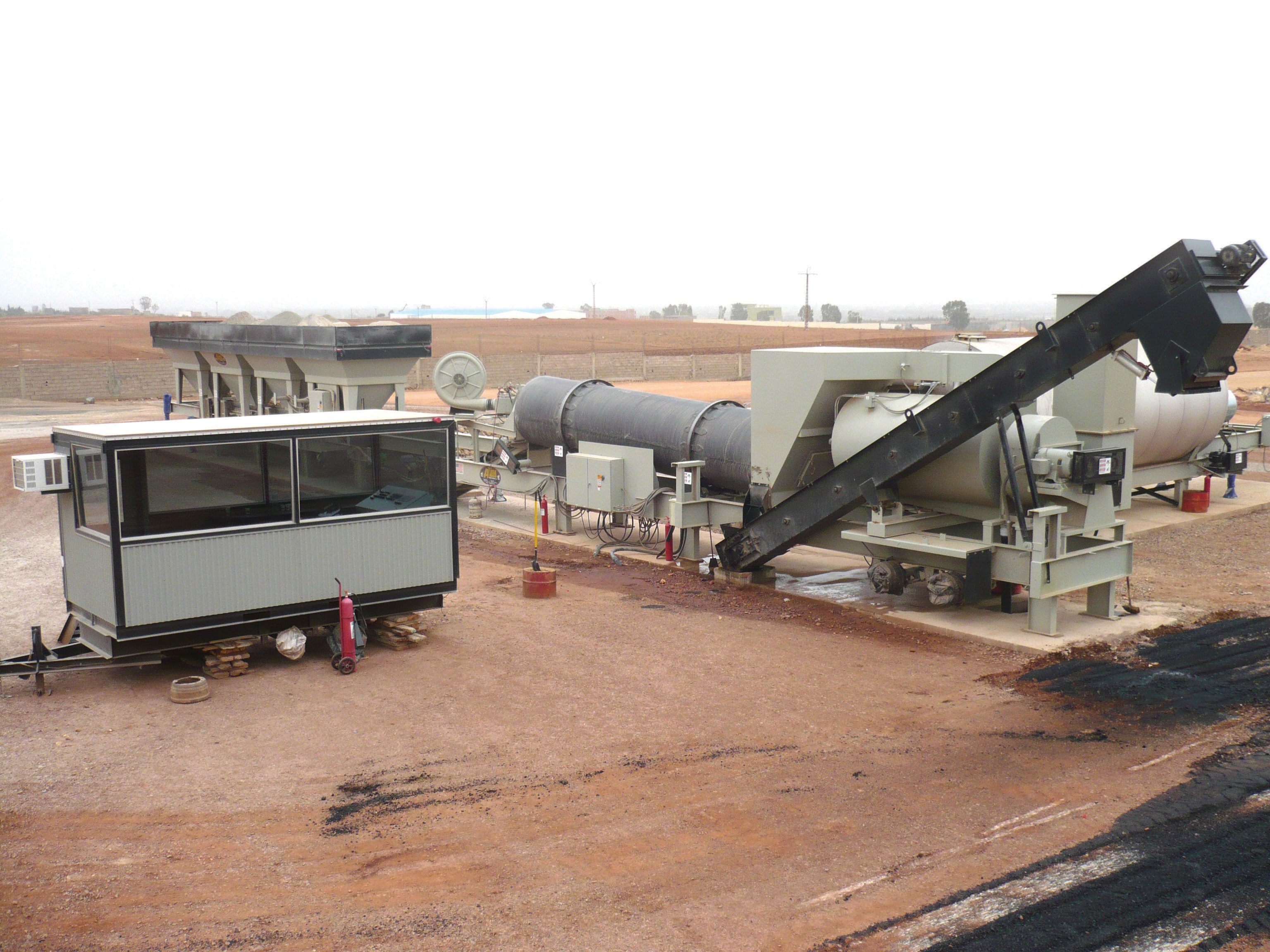 SIM-Ammann asphalt mixing plant in Algeria