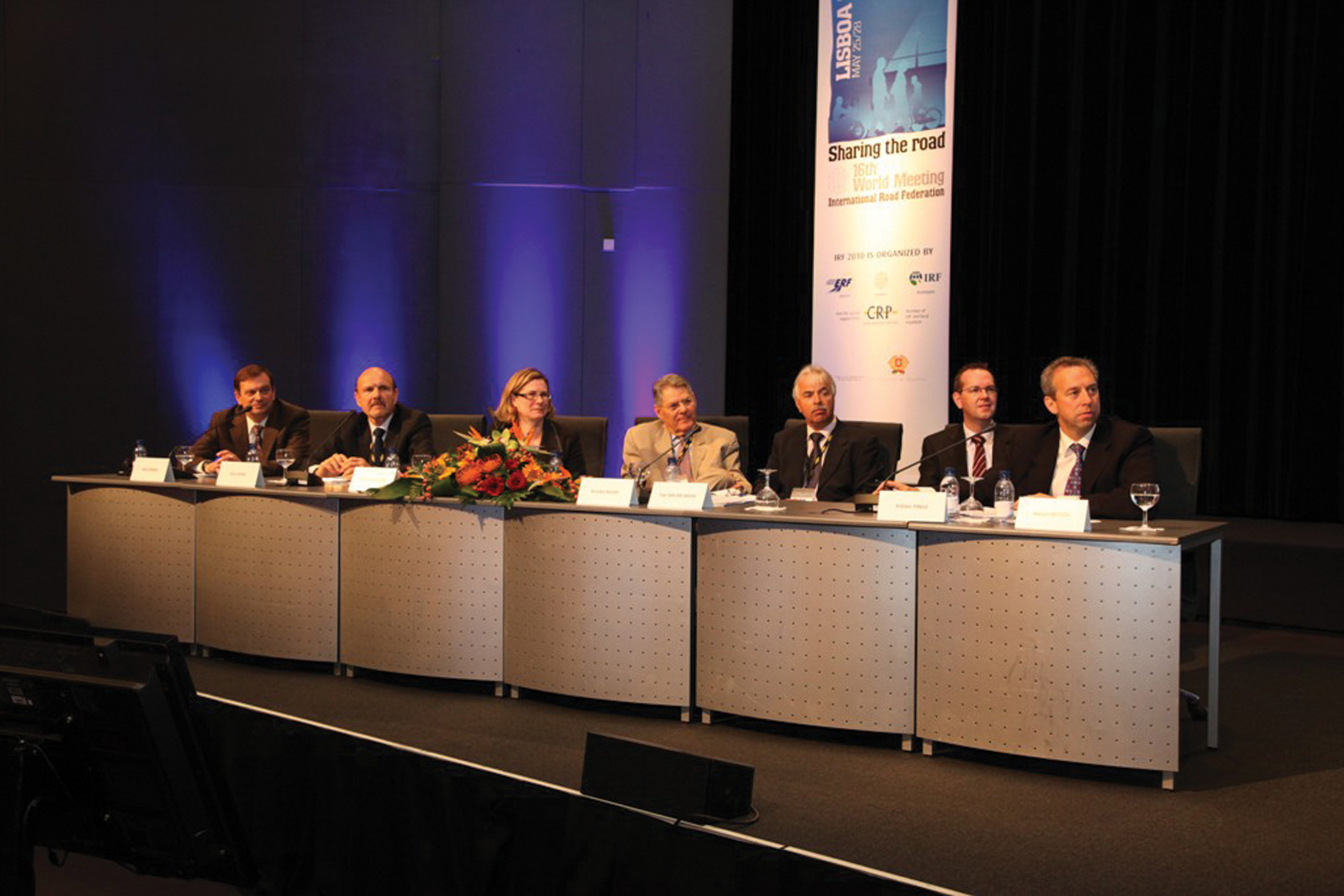 panelists at the IRF-PIARC round table
