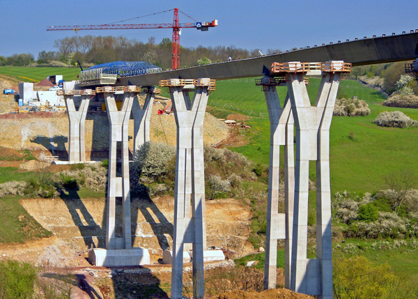 Doka Formwork on the Nessetal Viaduct