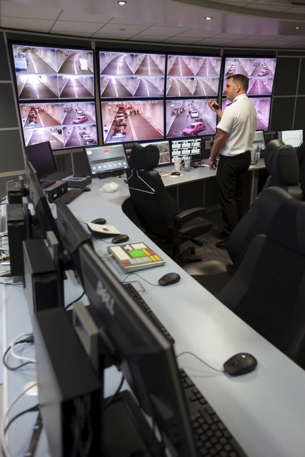 Tyne Tunnel Control Room