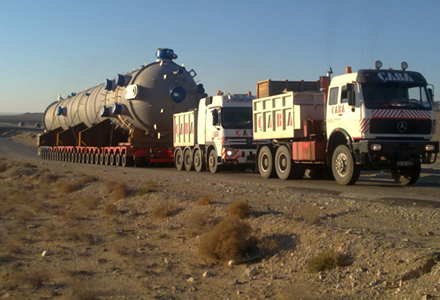 CABA hauling InterCombi trailer