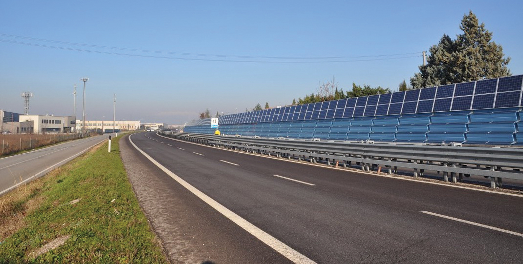 photovoltaic noise barrier  Italy 