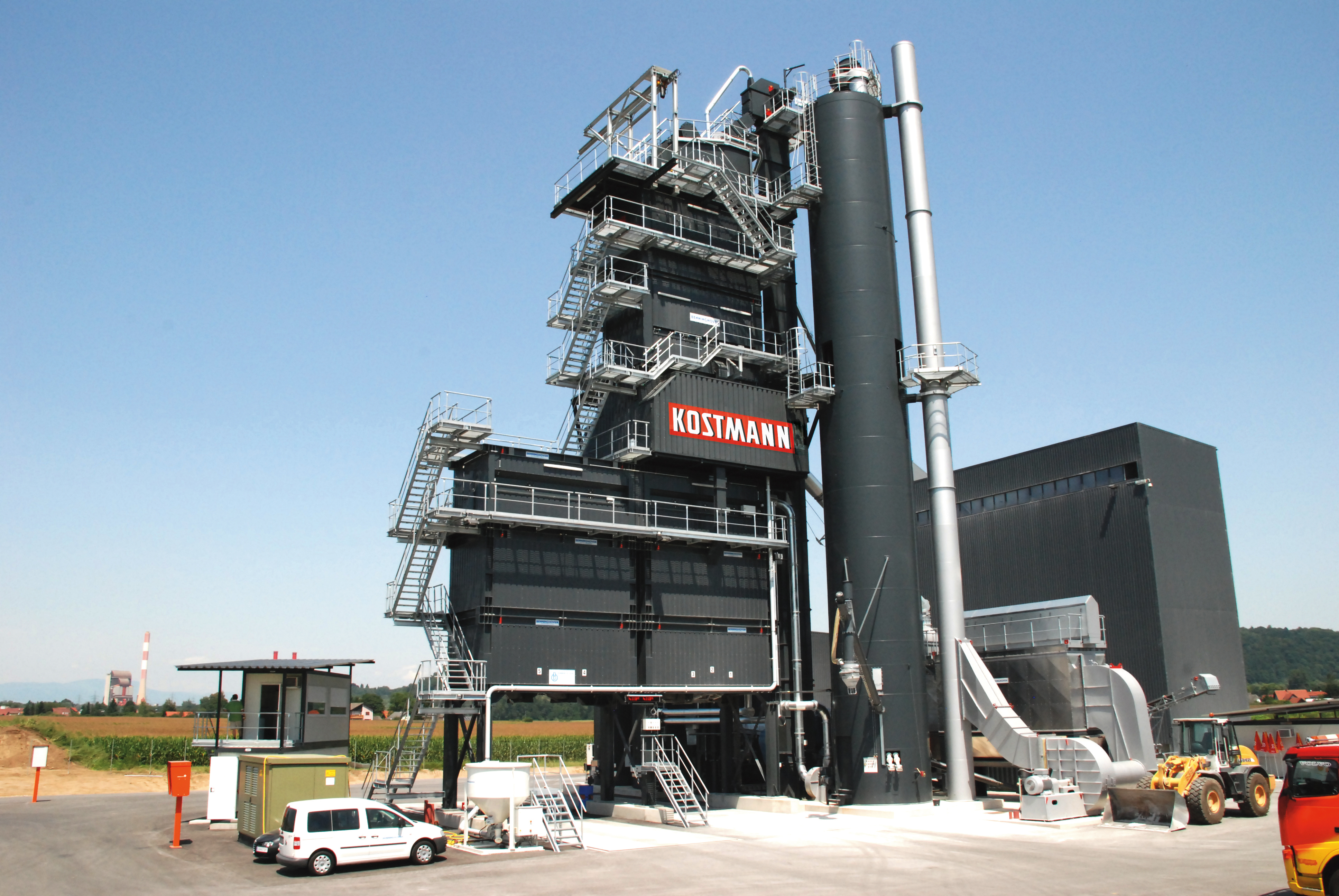 Kostmann’s new Benninghoven asphalt mixing plant