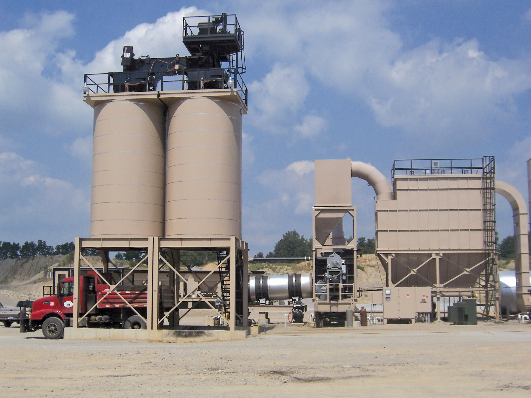 Asphalt Drum Mixers (ADM) now offers stationary and self-erect storage silos