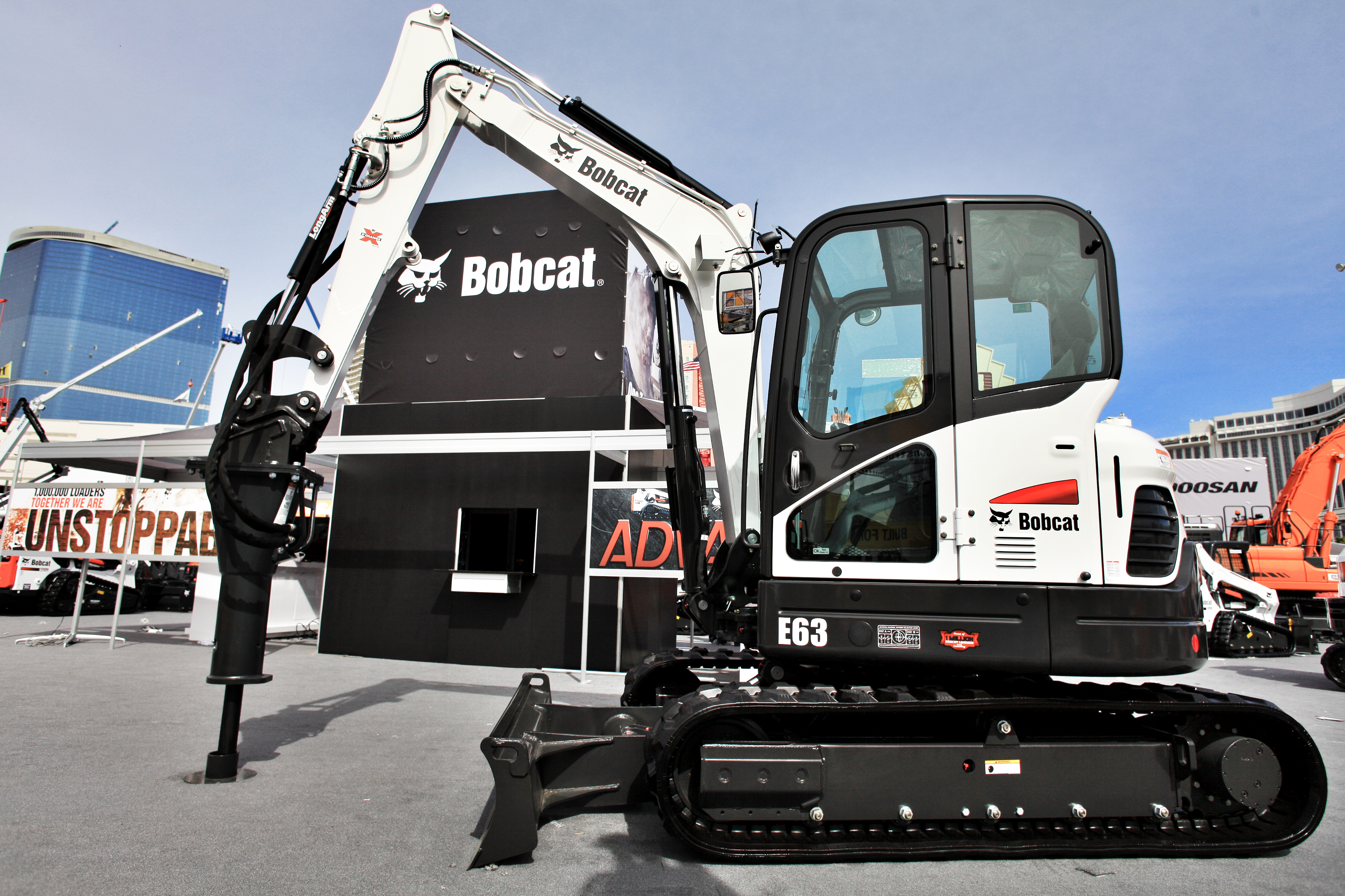 Bobcat E63 Compact Tail Swing excavator