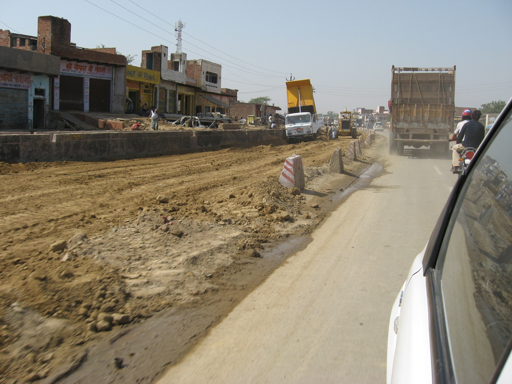 Transport is improving steadily in India as the road system benefits from new highways, but more work remains to be done
