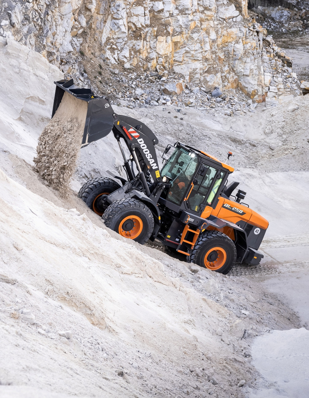 Improved performance is claimed for the new generation Doosan loader
