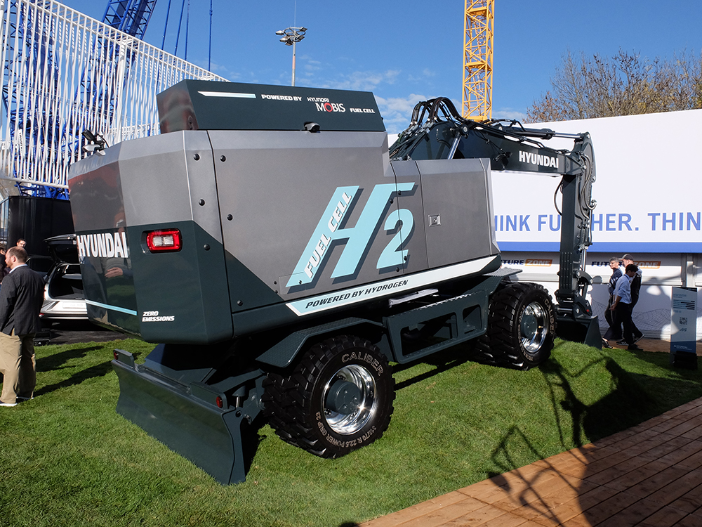 Hyundai’s fuel cell excavator is close to commercial availability