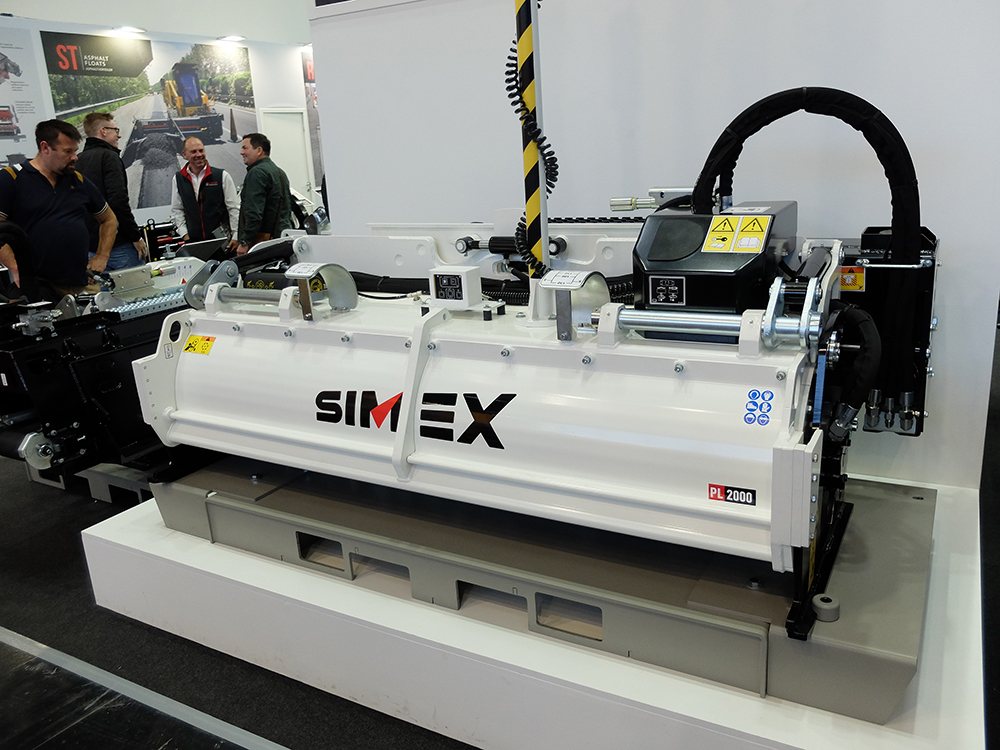 The new Simex planer attachment offers additional versatility for compact tracked loaders and skid steer loaders