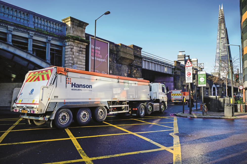 Hanson’s reduced emission asphalt 