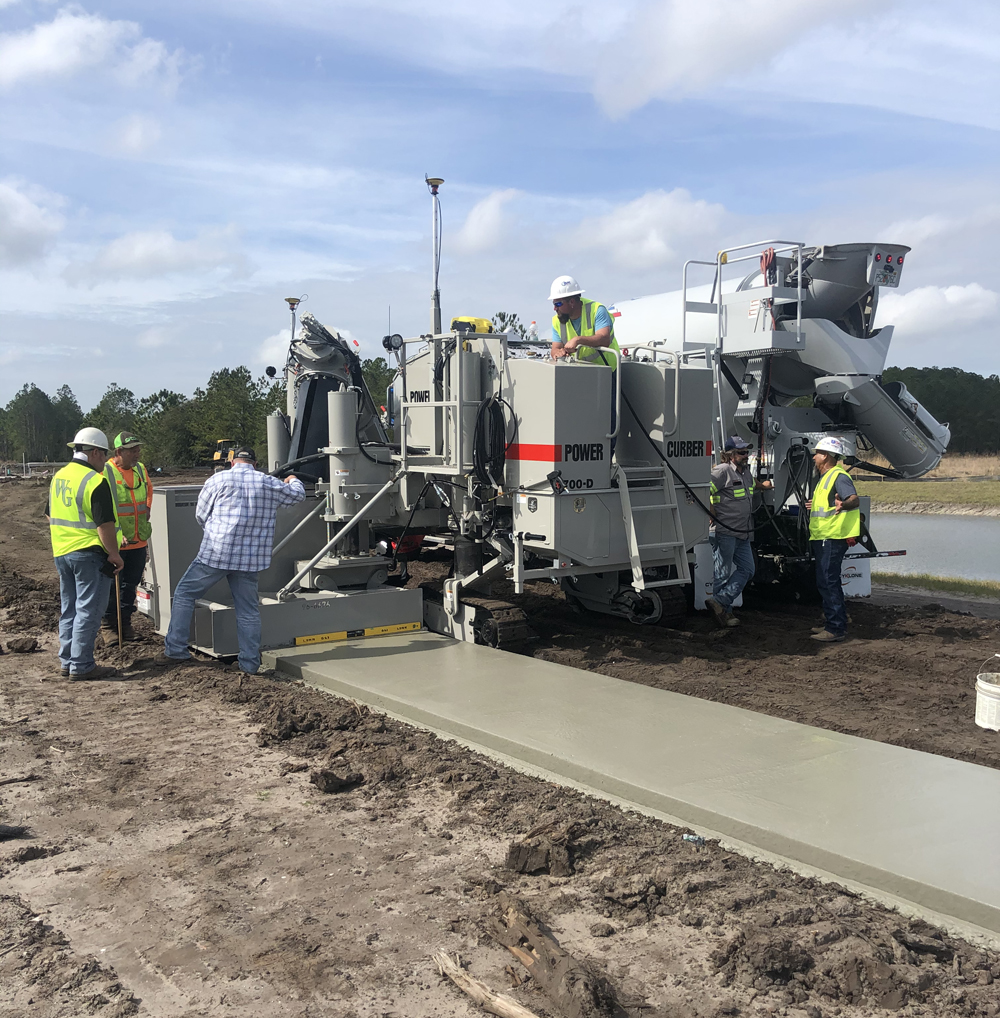 Using stringless technology offers key advantages for concrete slipforming